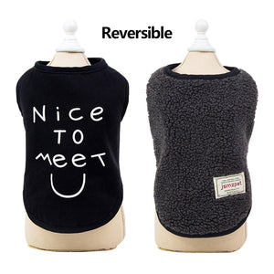 Reversible fleece vest