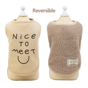 Reversible fleece vest